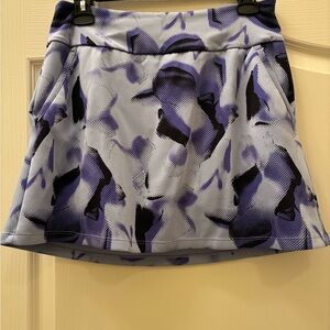 Adidas Women's Skort in Blue and Black Size S